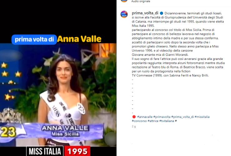 Anna Valle vittoria Miss Italia